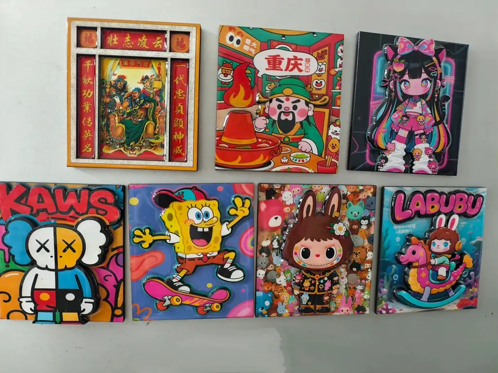 3:1 PU epoxy resin, suitable for refrigerator magnets and other stationery and creative products, soft and durable.