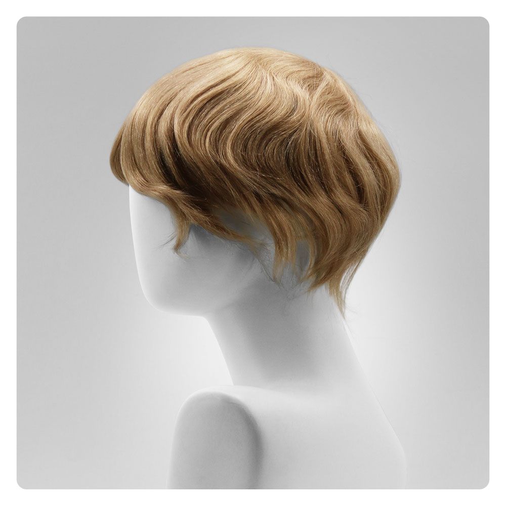  LSMT73-1 0.08-0.10mm Knotted Skin Base Men toupee