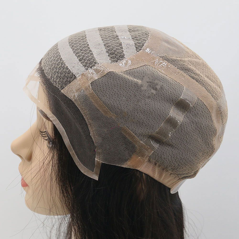 LSWAW66-1 18inch Front Swiss Lace, Elastic Net with Silicone PU Strips