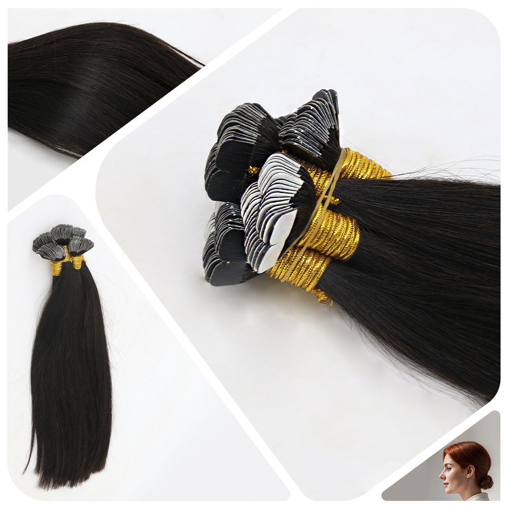 LE26  Heart Shape PU Tape Hair Extension  