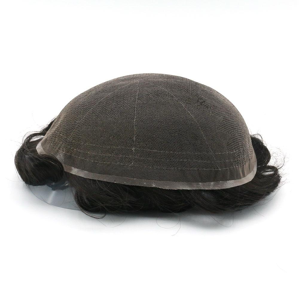 LT1 Full swiss lace base, front hairline slight bleached knots