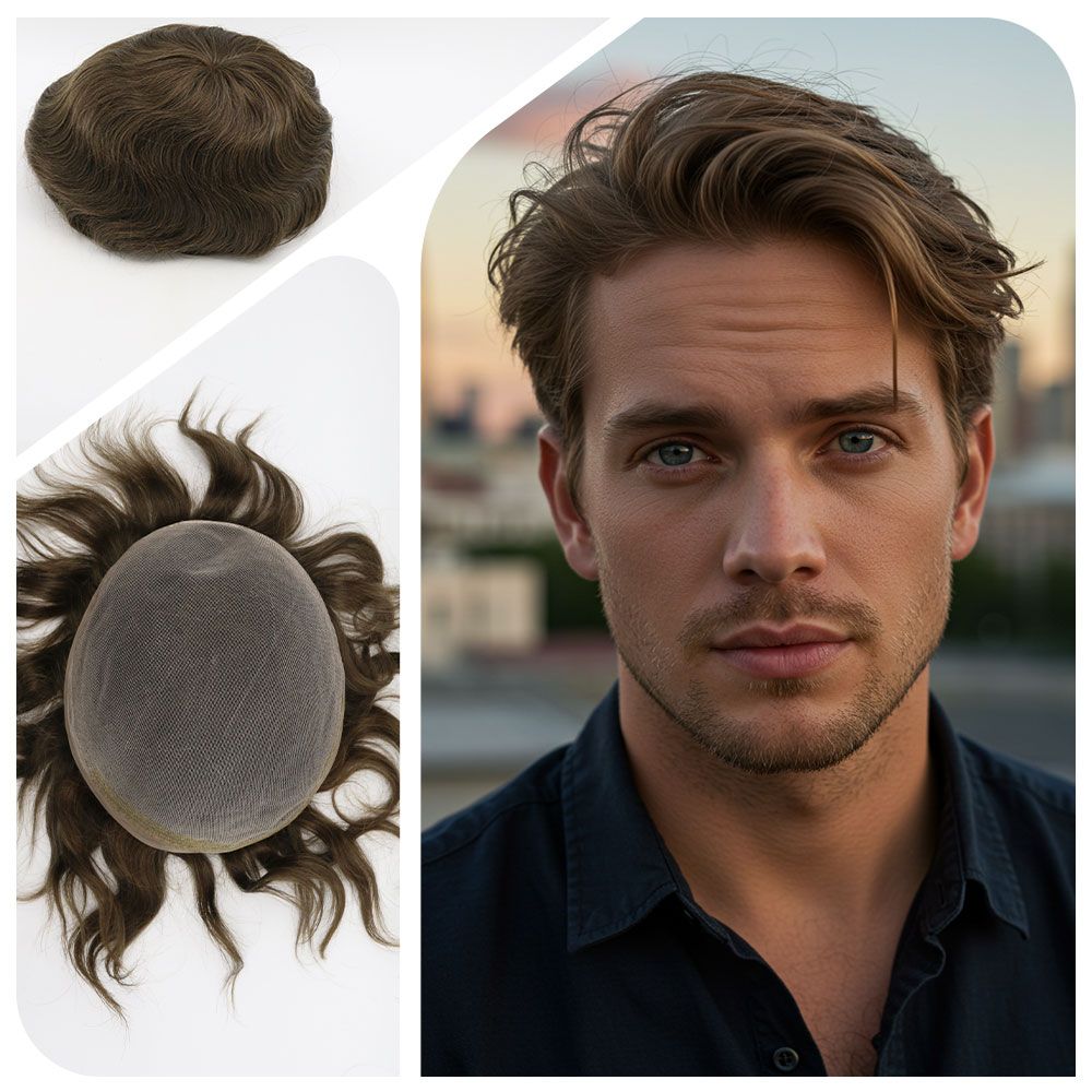 LT152 Full Welded Lace Toupee 