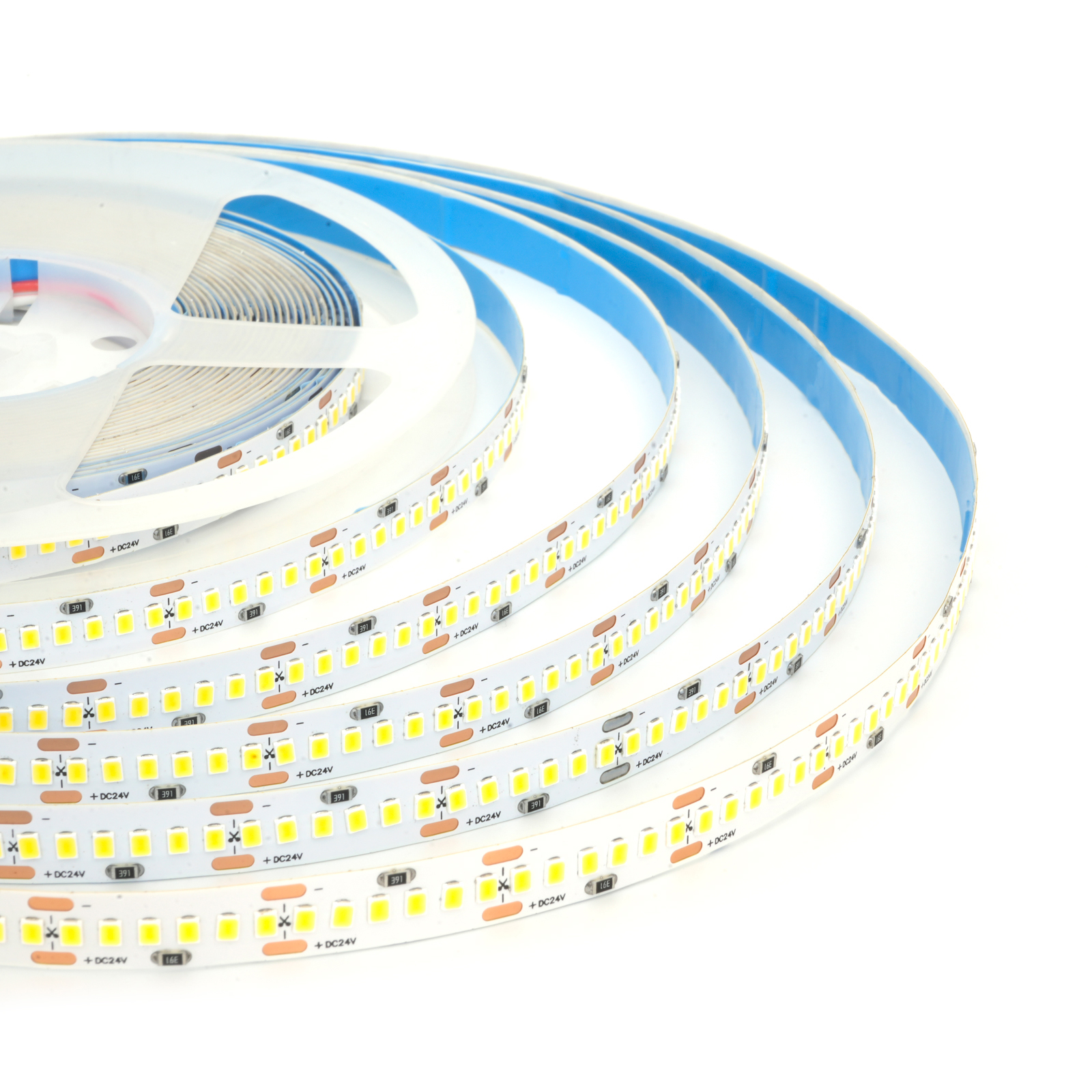 ODIFF Led Low-Voltage Light With Self-Adhesive Living Room Atmosphere Ceiling Light Slot Flexible Light Strip Without Wire Outdoor Waterproof Home Decoration Engineering Soft Light Strip Lighting Atmosphere(4000K-240D-24V-10MM-Single Row)