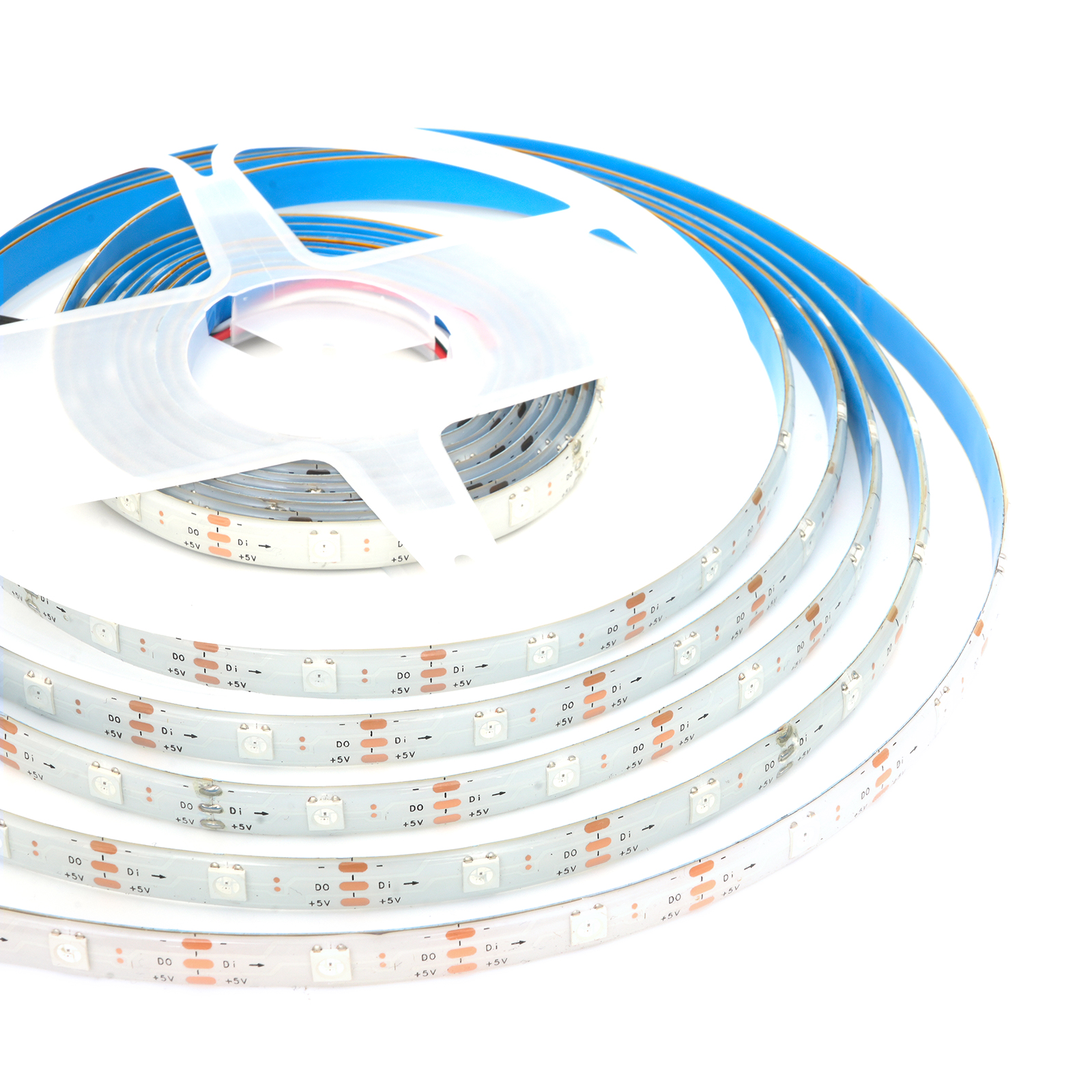 ODIFF  Flexible Led Light With Led Light Strip Low-Voltage Self-Adhesive High-Display Atmosphere Light Suitable For Home Furnizing Wardrobe Cabinet Wine Cabinet Household Soft Light Strip Copper Core Indoor And Outdoor Decorative Lamp Beads (5050-30d-5v-5m*10mm)