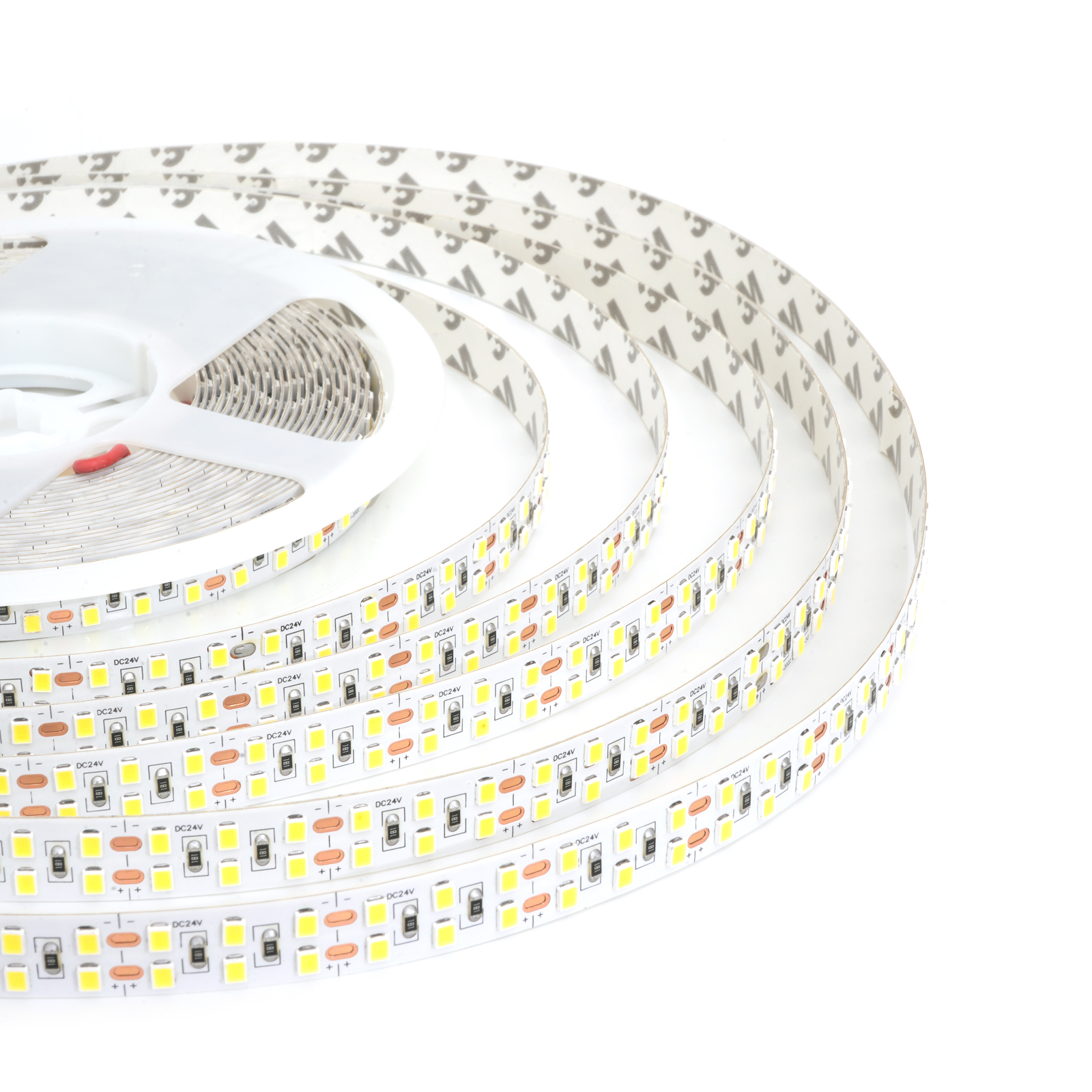 ODIFF  Flexible Led Light With Led Light Strip Low-Voltage Self-Adhesive High-Display Atmosphere Light Suitable For Domestic Wardrobe Cabinet Wine Cabinet Household Soft Light Strip Copper Core Indoor And Outdoor Decorative Lamp Beads (240d-18w-24v-10m*12mm)