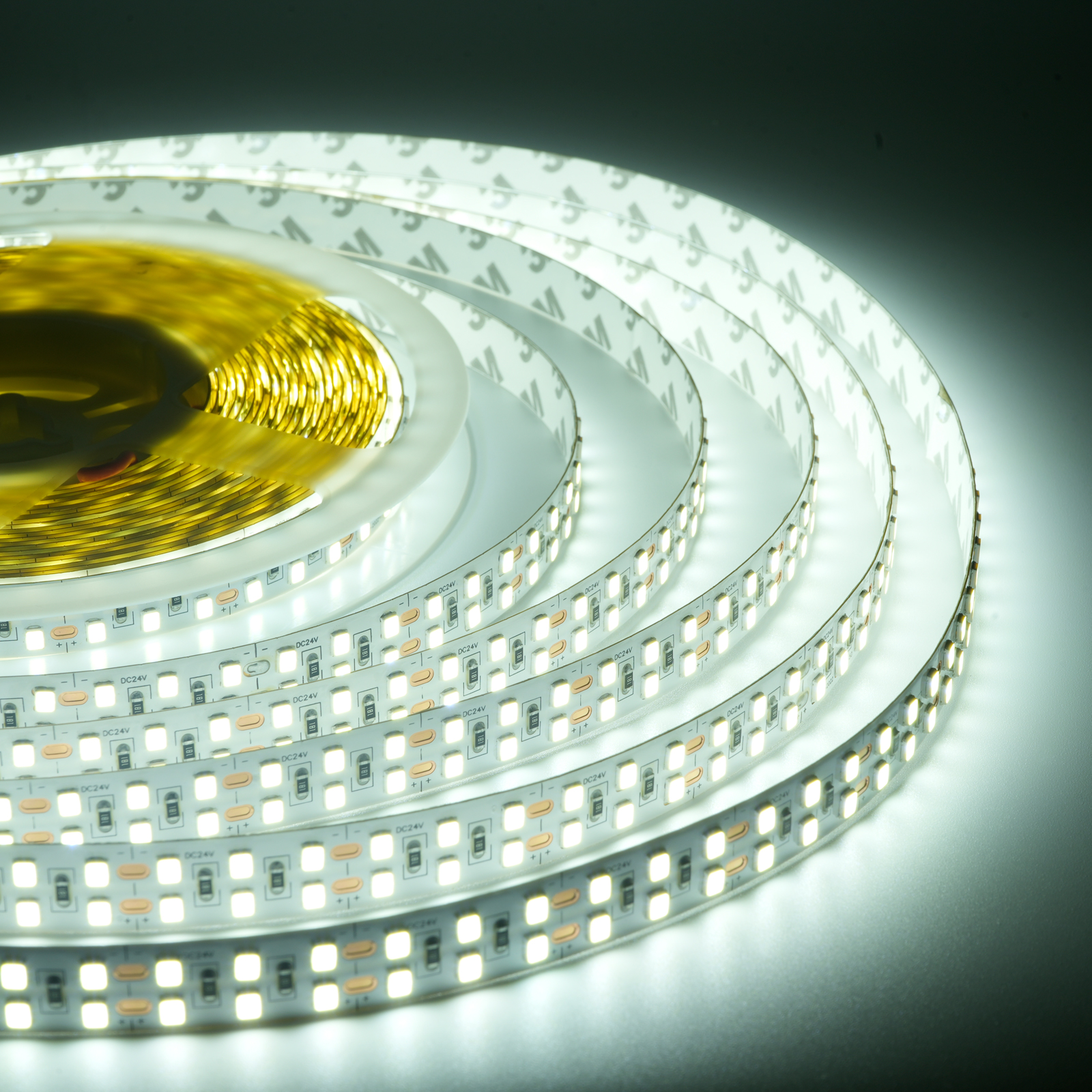 ODIFF  Flexible Led Light With Led Light Strip Low-Voltage Self-Adhesive High-Display Atmosphere Light Suitable For Domestic Wardrobe Cabinet Wine Cabinet Household Soft Light Strip Copper Core Indoor And Outdoor Decorative Lamp Beads (240d-18w-24v-10m*12mm)