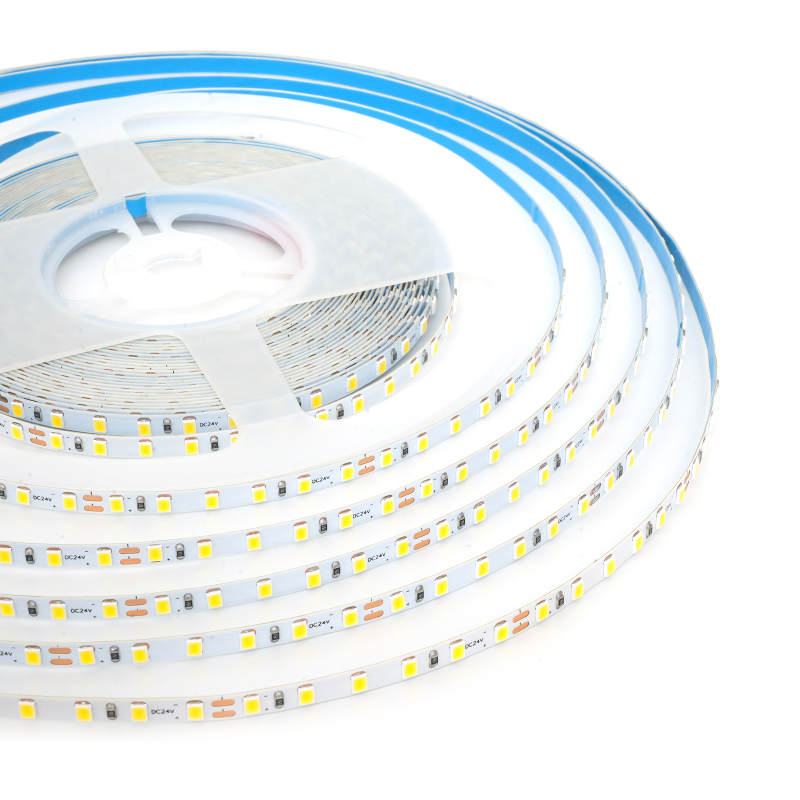 ODIFF Low-Voltage Led Self-Adhesive Light Strip Ceiling Cabinet Wardrobe Lamp Embedded Line Lamp Highlight Line Type Self-Adhesive Sheet Flexible Light Strip Atmosphere Light Patch Light Strip (120d-24v-10m*5mm)