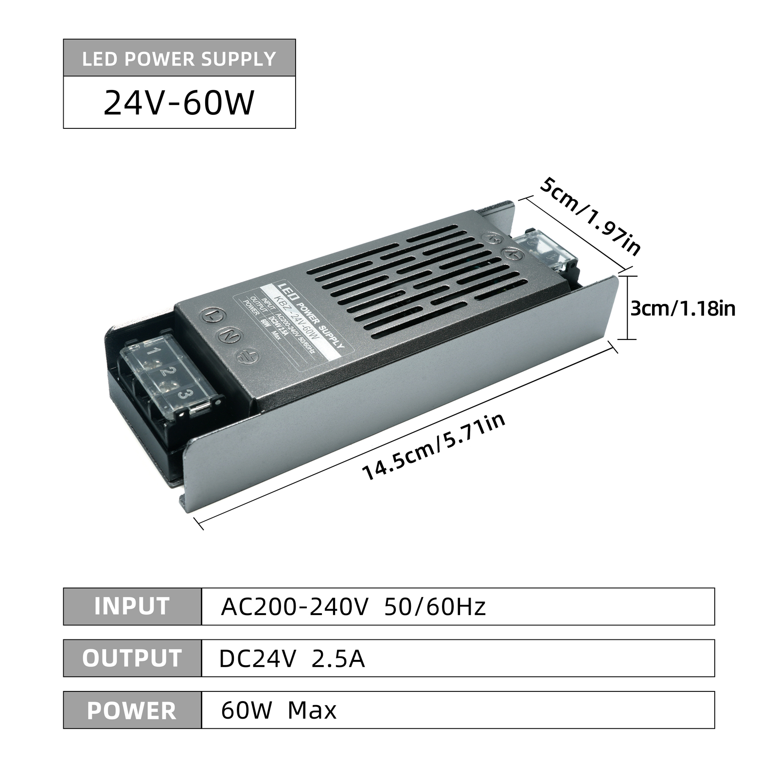 ODIFF Low Voltage Drive Power Switch Led Lamp With Line Lamp Embedded Lamp With Linear Lamp Aluminum Profile Open Line Lamp Embedded Line Lamp Aluminum Slot Lamp Special Voltage Regulator Transformer Dc Constant Voltage Drive Power Kbz-24v-60w