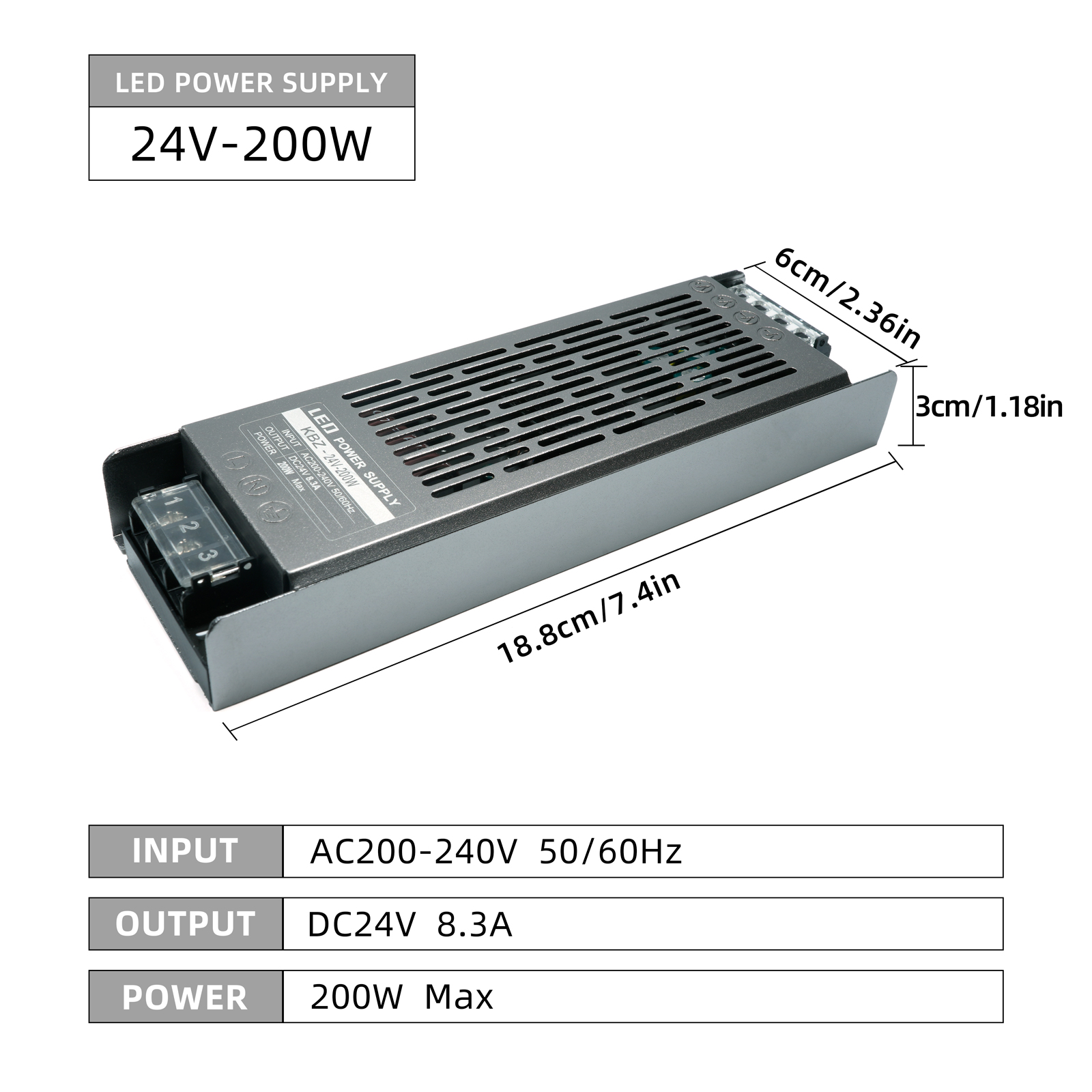 ODIFF Embedded Lamp With Linear Lamp Low Voltage Drive Power Switch Led Lamp With Line Lamp Aluminum Profile Open Line Lamp Embedded Line Lamp Aluminum Slot Lamp Special Voltage Regulator Transformer Dc Constant Voltage Drive Power Kbz-24v-200w