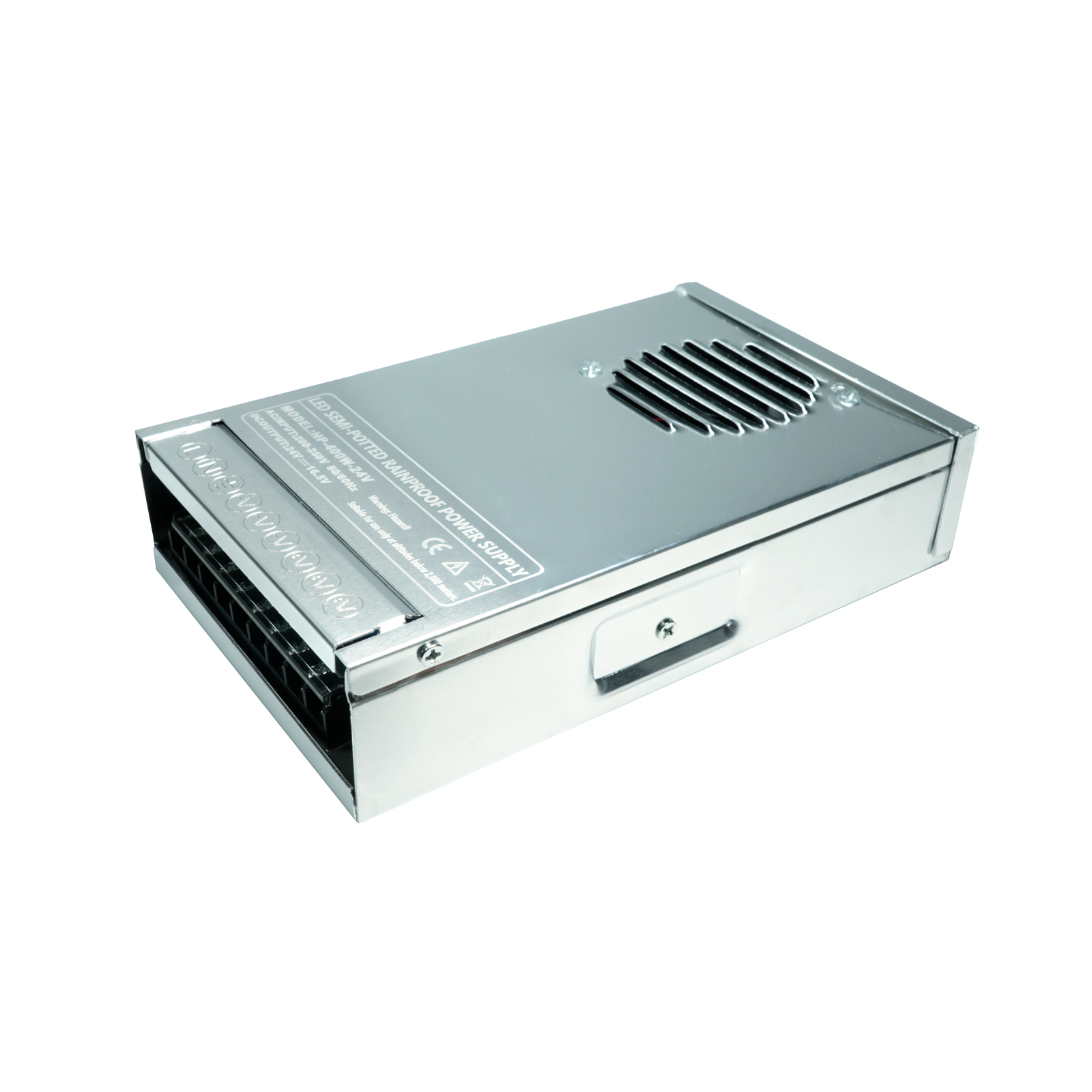 ODIFF Rainproof Switch Power Supply For Led Illuminated Letters, 204mm*113mm*450mm, Light Box, Outdoor Advertising Sign, 24v-400w Transformer Light Strip, Transformer Led Low-Voltage Intelligent Power Supply, Indoor Lighting Controller (Rainproof Power Supply, Semi-Potting Type -400w)