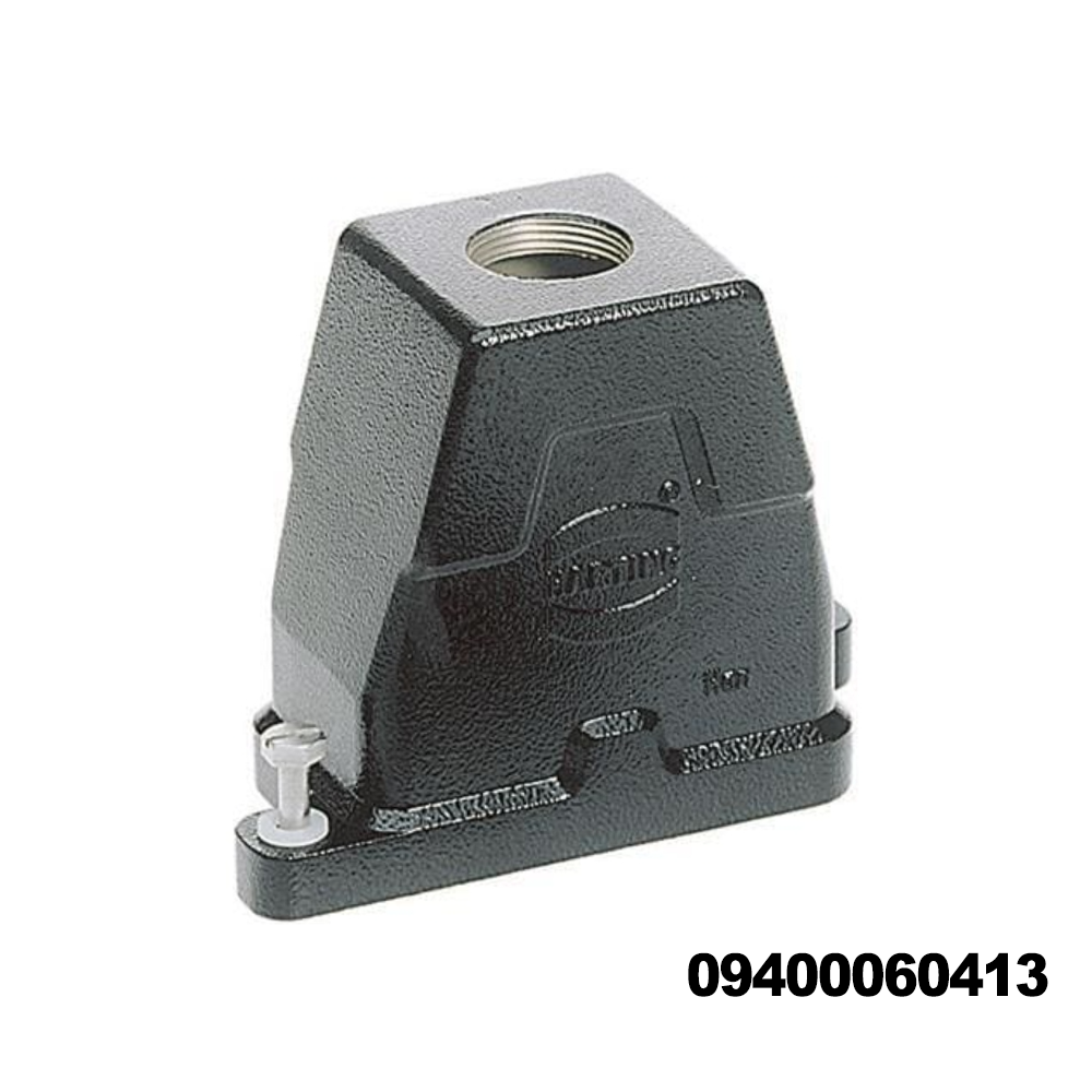 HARTING 09400060413 Heavy Duty Power Connectors METAL HOOD HAN 6HPR SCW LCKING