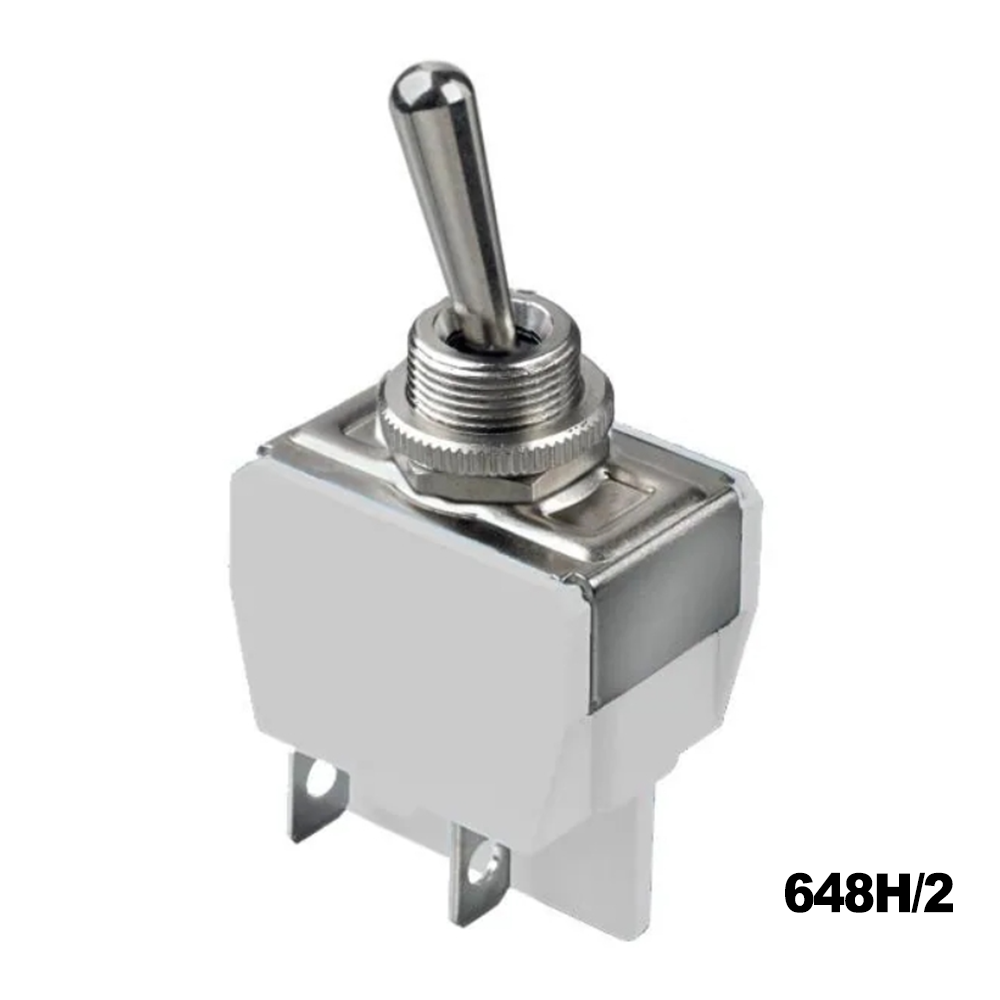 Apem 648H/2 Toggle Switches DPDT NKL ON-OFF-(ON)
