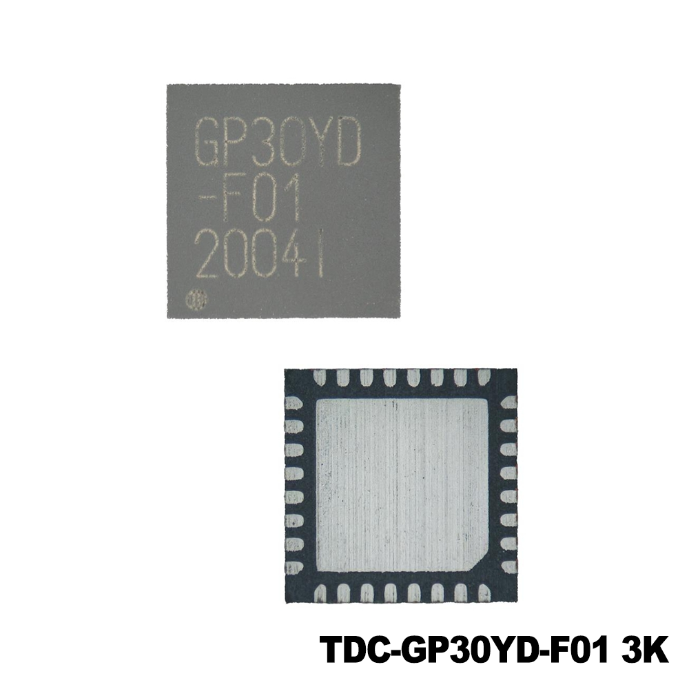 ScioSense TDC-GP30YD-F01 3K Sensor Interface Ultrasonic flow converter with CPU & flow firmware in QFN32