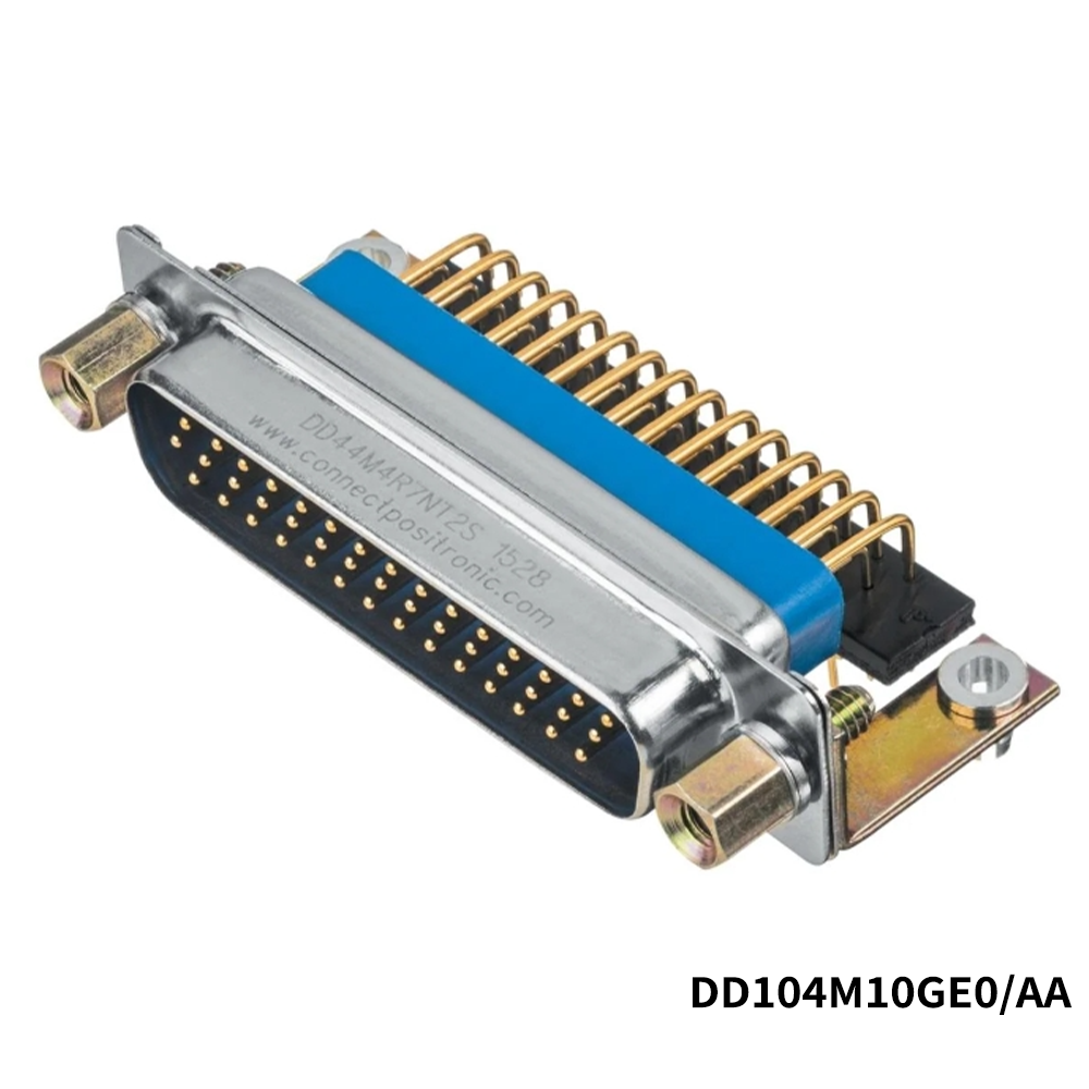 Amphenol Positronic DD104M10GE0/AA D-Sub High Density Connectors DSUB 104M CRIMP GF ZINC