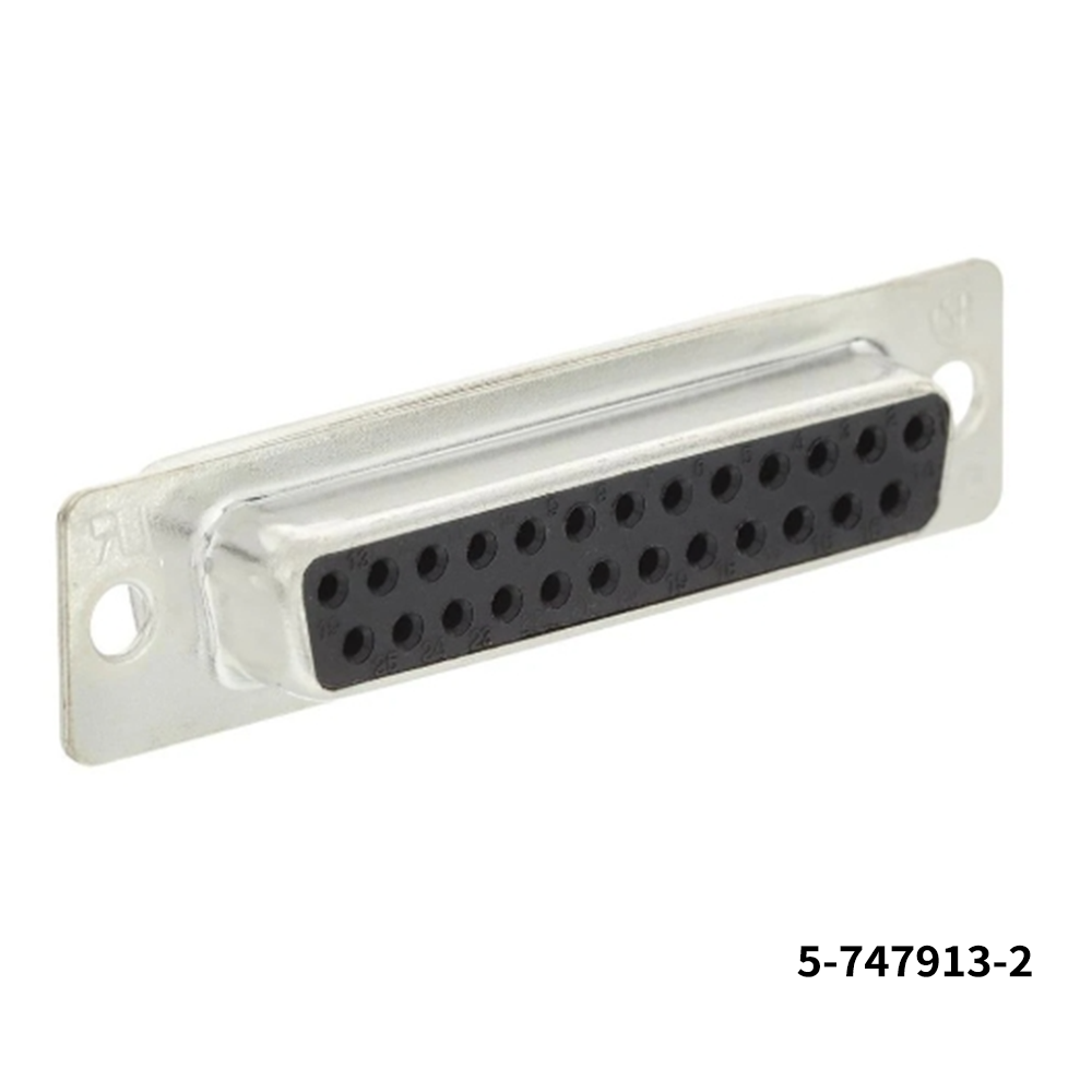 TE Connectivity 5-747913-2 D-Sub Standard Connectors 25P SOCKET TIN