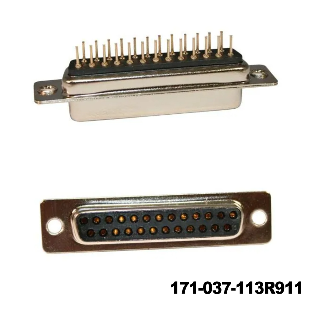 NorComp 171-037-113R911 D-Sub Standard Connectors Male D-Sub 37 Position Straight Dip Solder