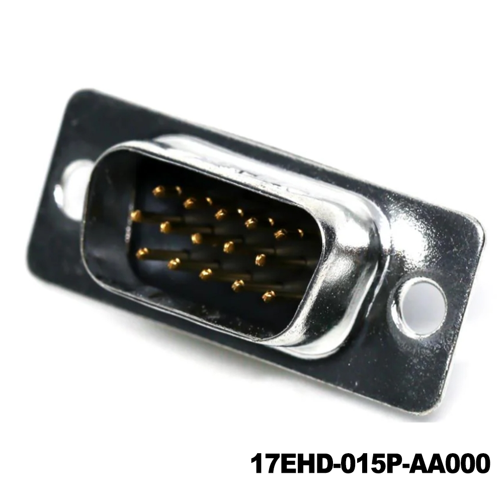 Amphenol Commercial Products 17EHD-015P-AA000 D-Sub High Density Connectors 15P HD-PLUG S/CUP
