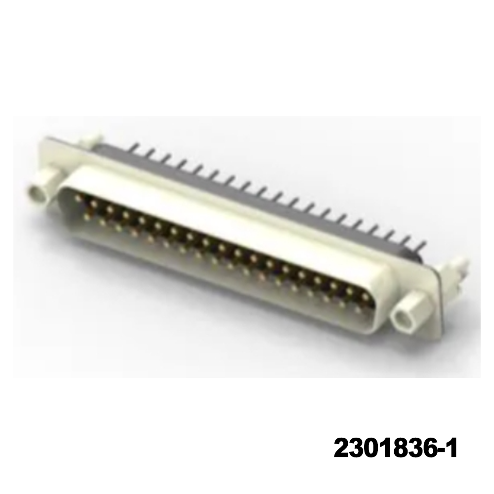 TE Connectivity 2301836-1 D-Sub High Density Connectors AMPL PLUG HD20, VERT 37P, B/L,4-40 S/LO