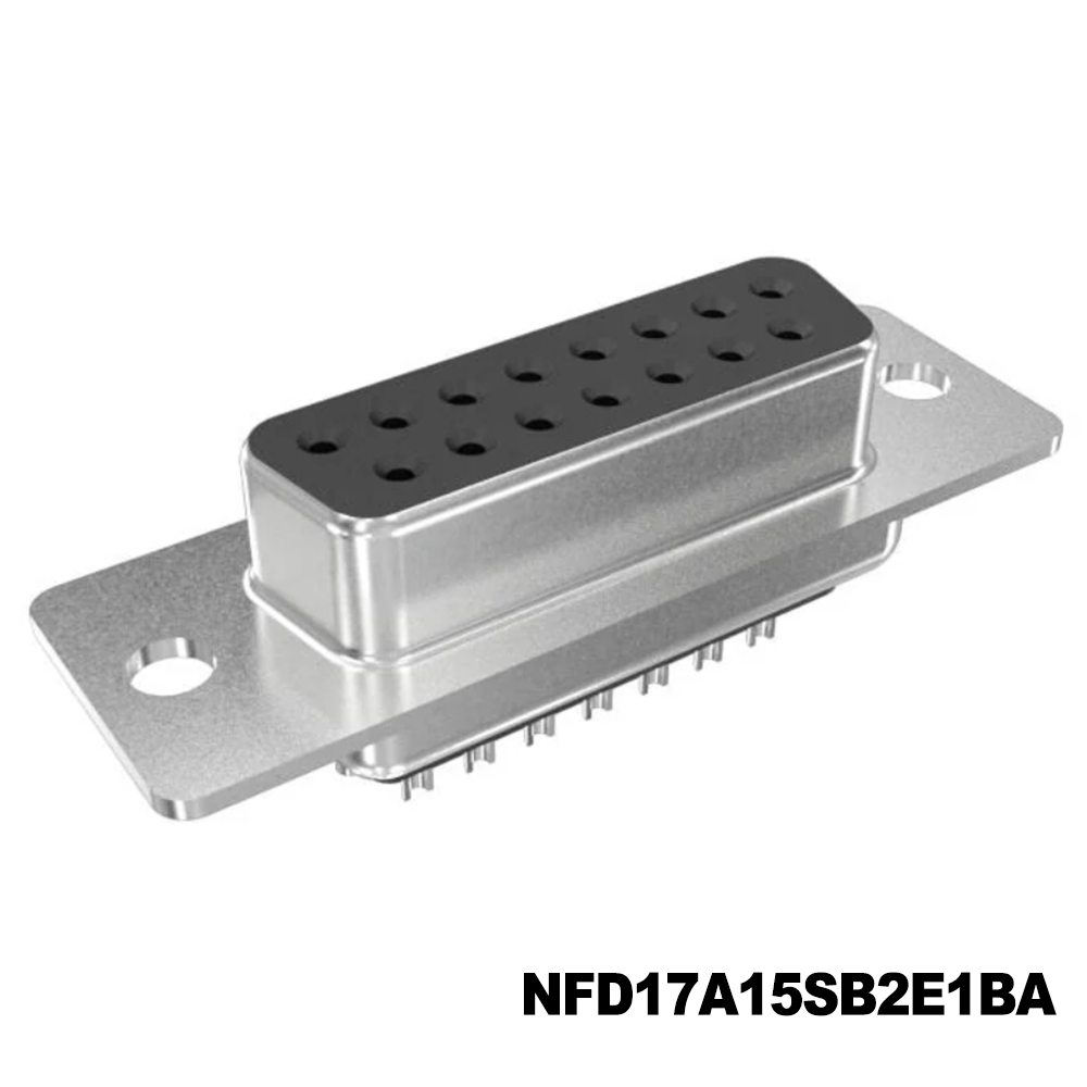 Amphenol Commercial Products NFD17A15SB2E1BA D-Sub Standard Connectors D SUB STAMPED PIN MINIATURE FE