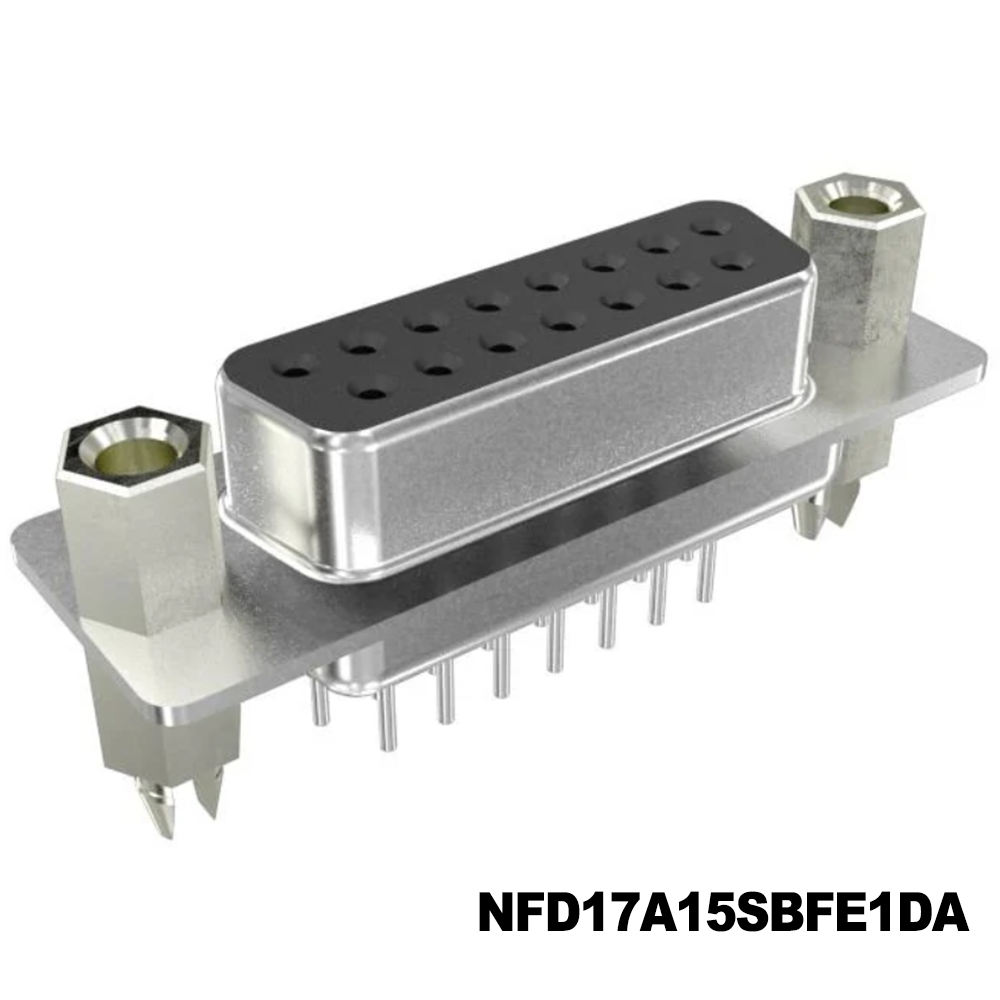 Amphenol Commercial Products NFD17A15SBFE1DA D-Sub Standard Connectors D SUB STAMPED PIN MINIATURE FE
