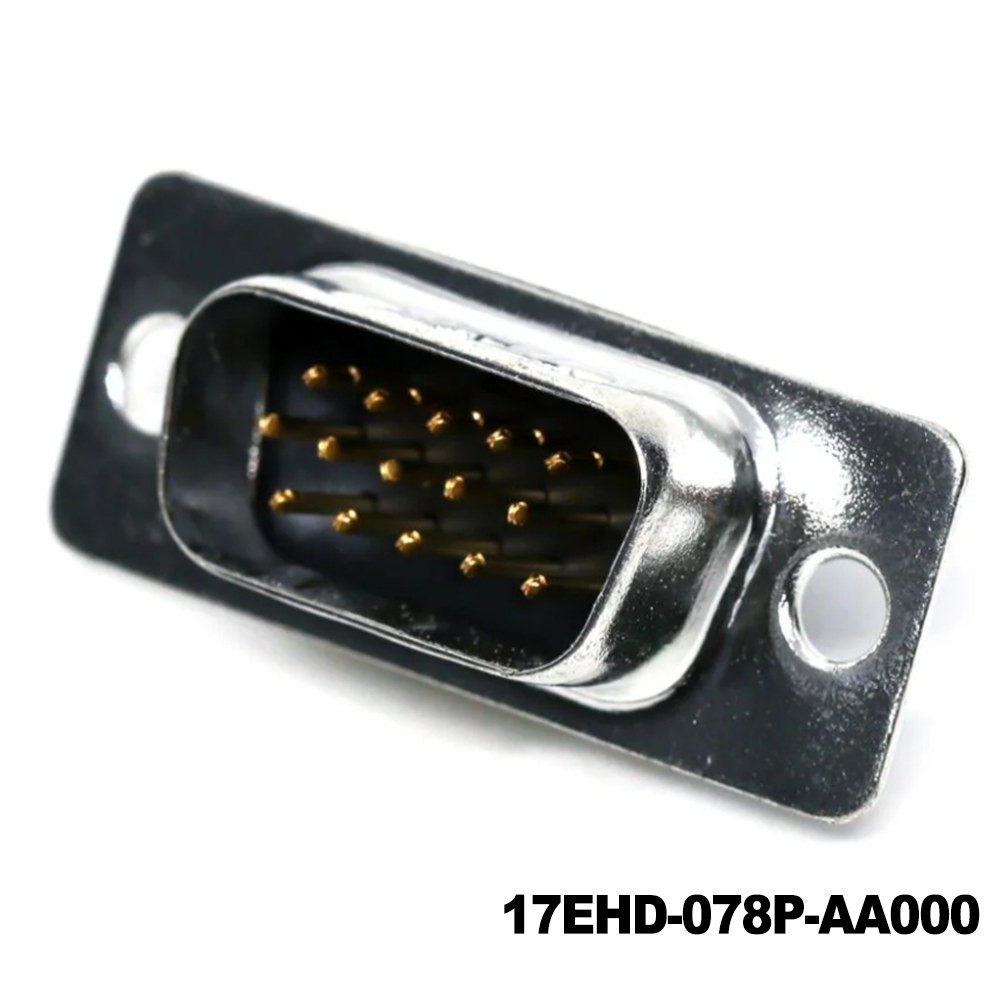 Amphenol Commercial Products 17EHD-078P-AA000 D-Sub High Density Connectors 78P HD-PLUG S/CUP