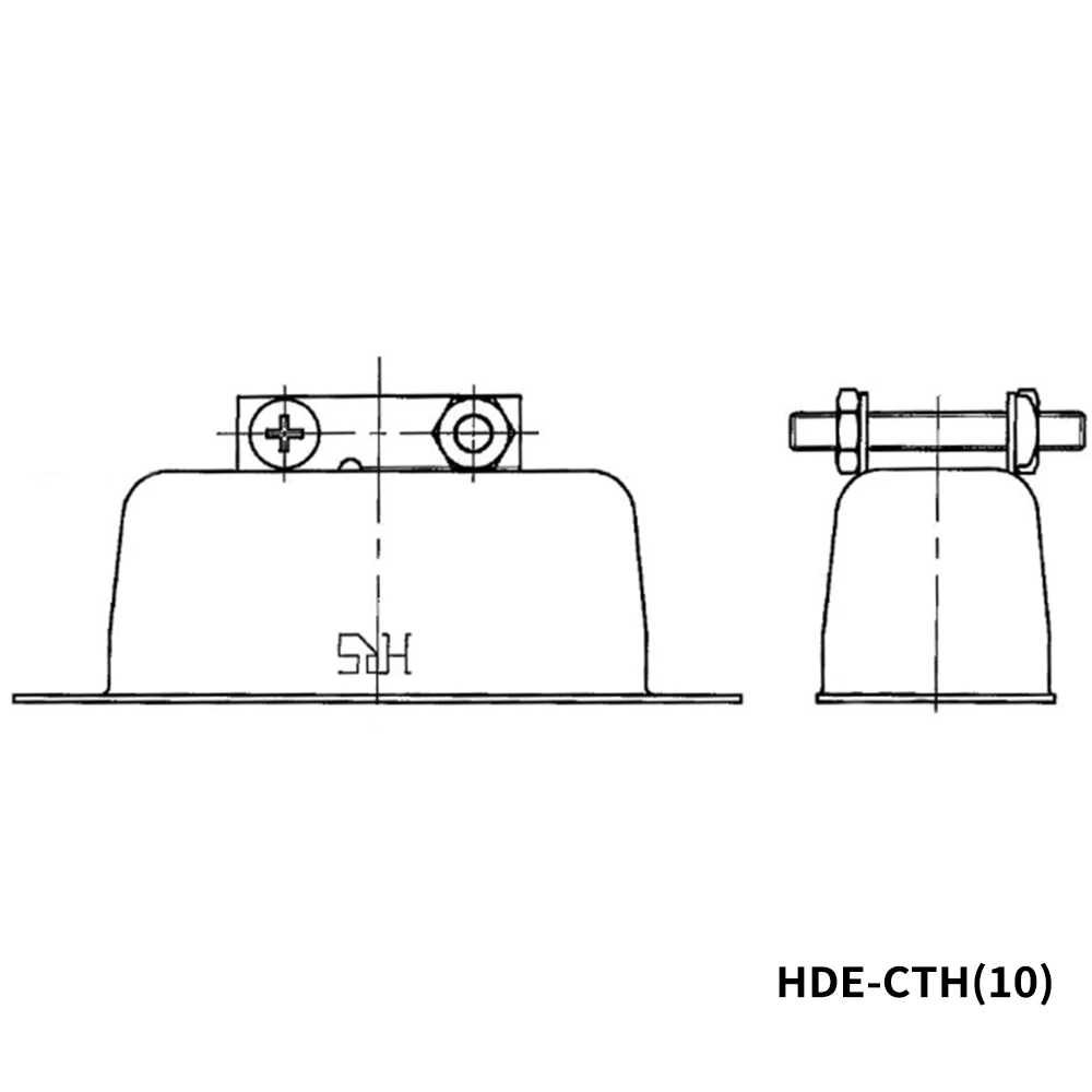 Hirose Connector HDE-CTH(10) D-Sub Backshells