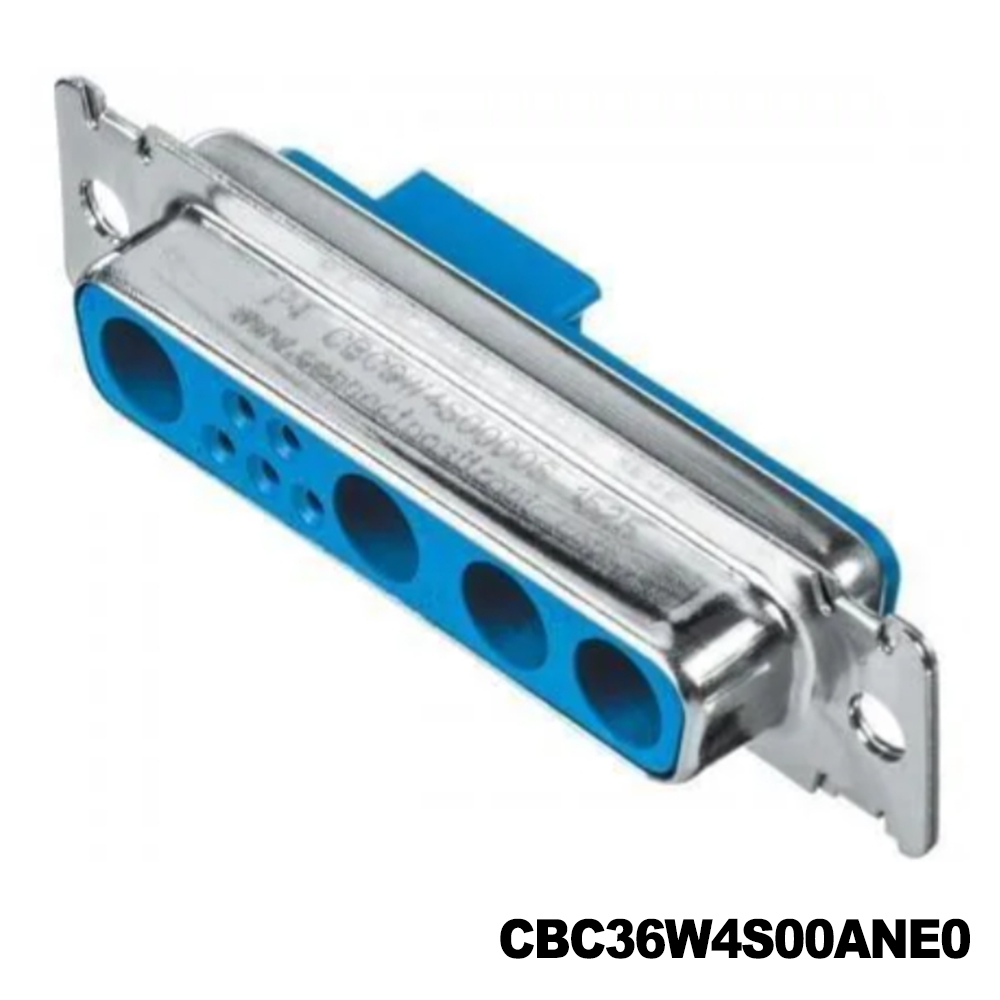 Amphenol Positronic CBC36W4S00ANE0 D-Sub Mixed Contact Connectors COMBO 36W4F CRIMP LC ZINC
