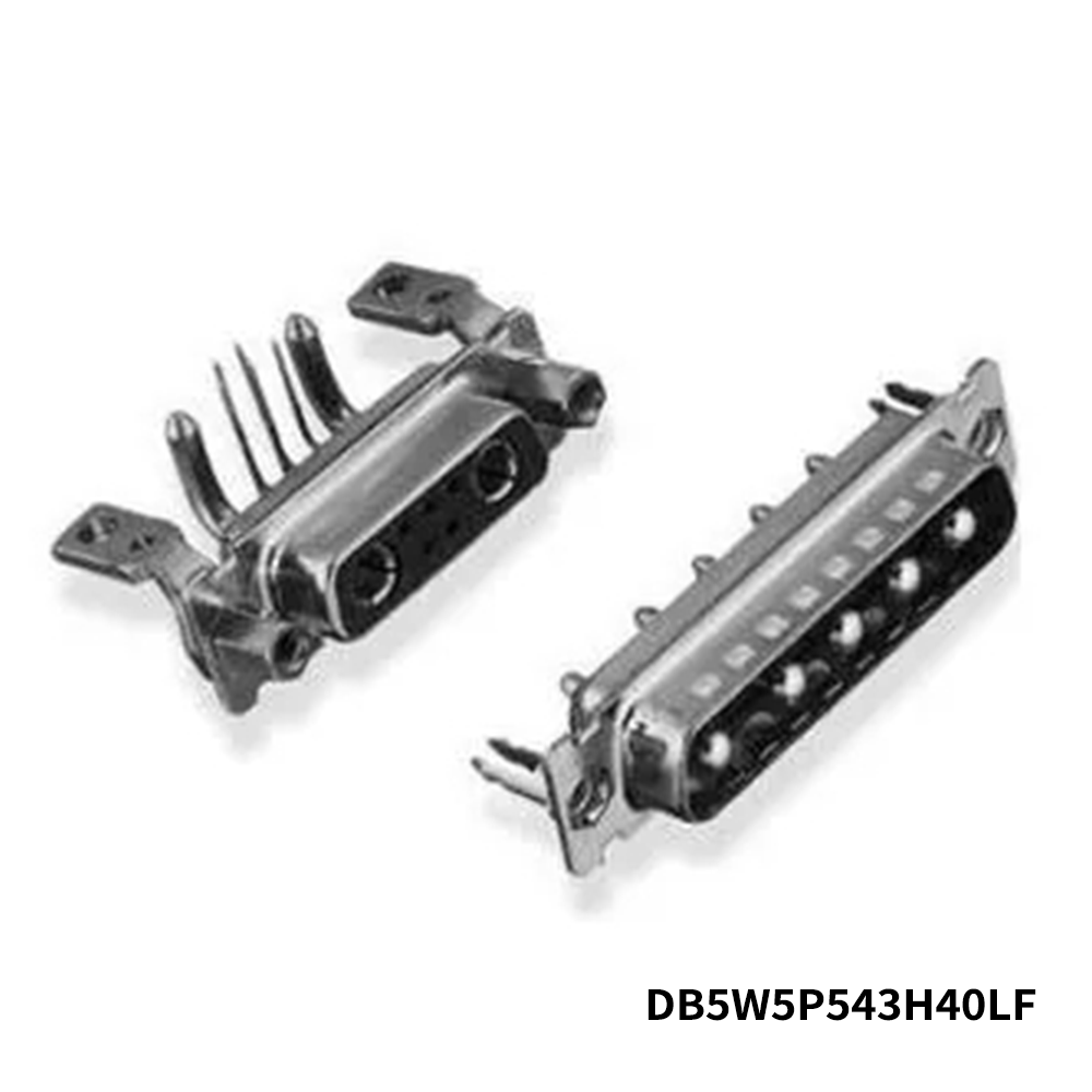 Amphenol Commercial Products DB5W5P543H40LF D-Sub Mixed Contact Connectors DSUB POWER STB 5W5 P