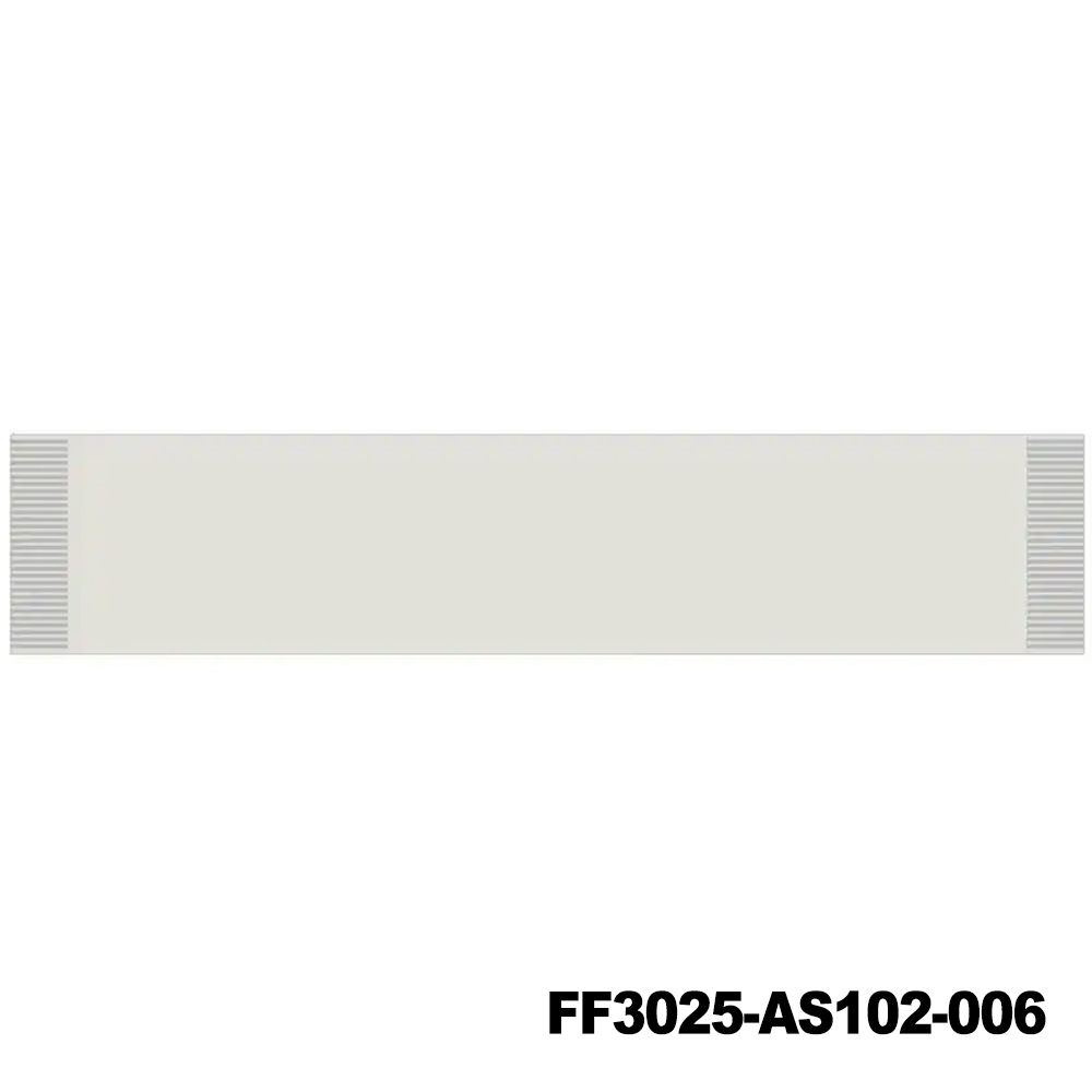 Amphenol Aorora FF3025-AS102-006 FFC / FPC Jumper Cables 0.50mm FFC SameSide Contacts 102mm 6 Cir