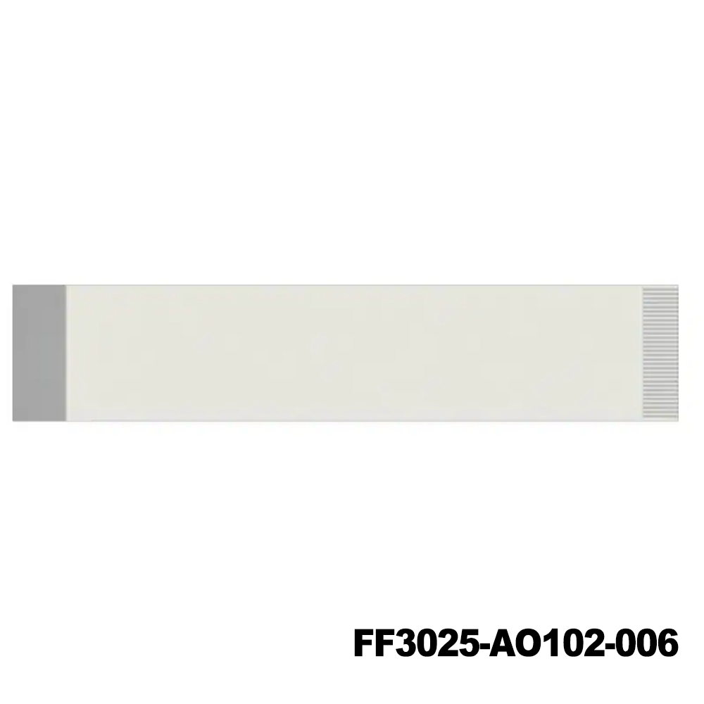 Amphenol Aorora FF3025-AO102-006 FFC / FPC Jumper Cables 0.50mm FFC OPP Side Contacts 102mm 6 Cir