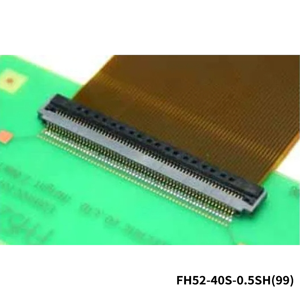 Hirose Connector FH52-40S-0.5SH(99) FFC & FPC Connectors 40P 0.5MM PITCH R/A SMT, AU