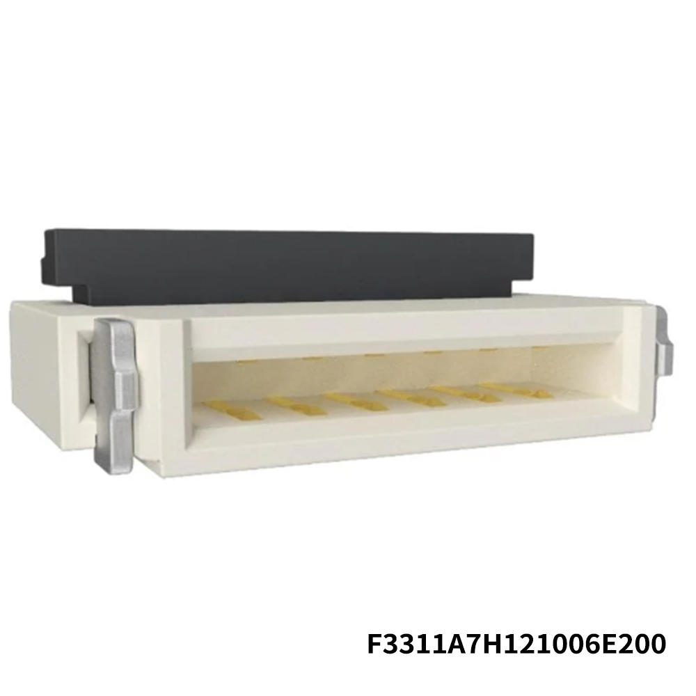 Amphenol Aorora F3311A7H121006E200 FFC & FPC Connectors Flex Connector .50mm P 1mm H Right Angle Back Flip Type ZIF Double Contact 6P