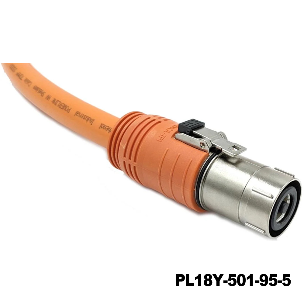 Amphenol Technical ProductsPL18Y-501-95-5EV Connectors 14MM POWERLOK SINGLE WAY PLUG STRAIGHT FOR 95MM Y KEY WITH HVIL