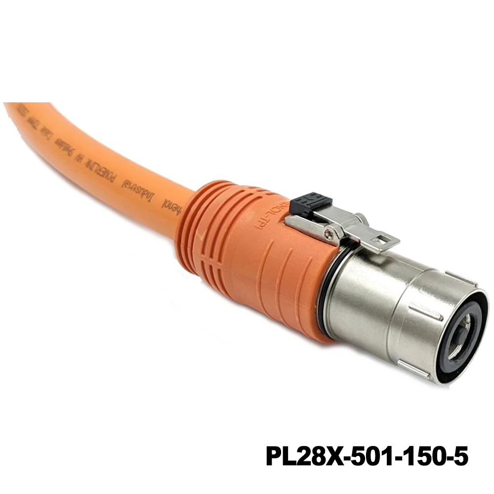 Amphenol Technical ProductsPL28X-501-150-5EV Connectors 14MM POWERLOK SINGLE WAY PLUG R/A FOR 150MM X KEY WITH HVIL