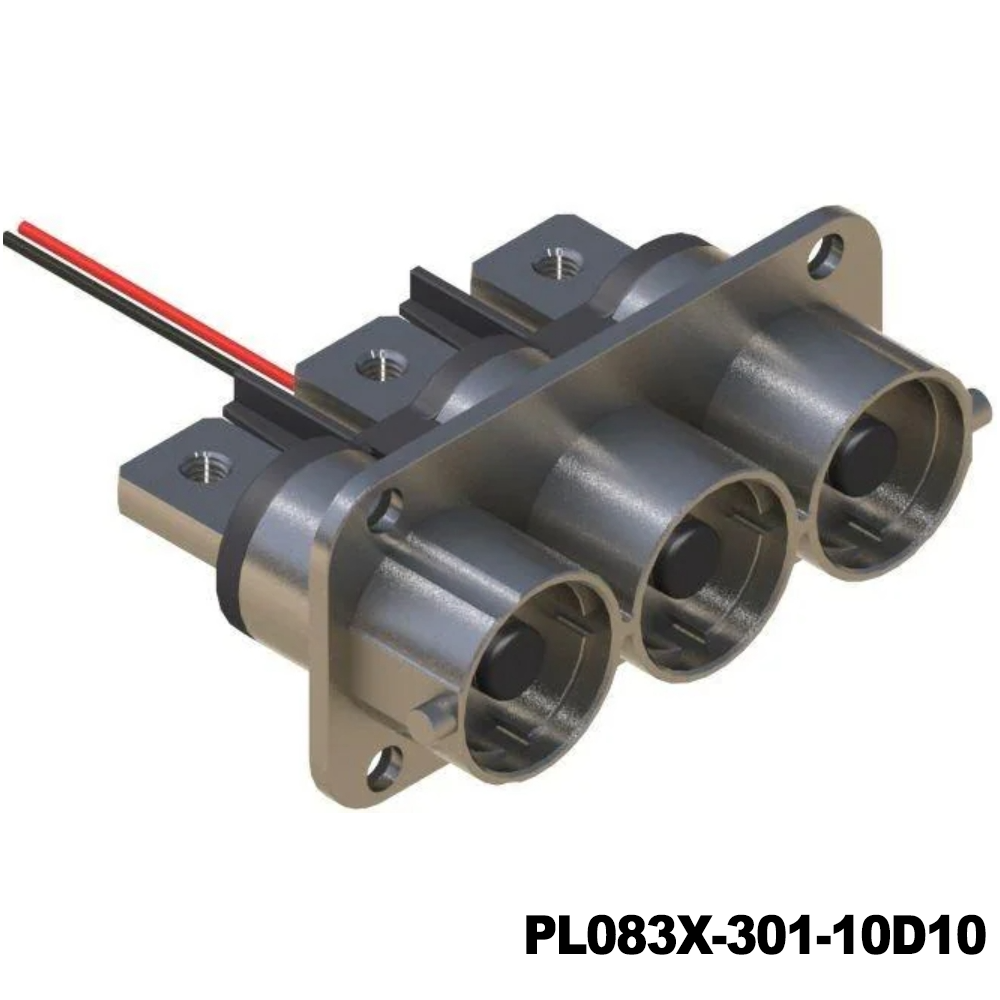 Amphenol Technical ProductsPL083X-301-10D10EV Connectors 10MM 3 WAY RCPT D10 BUSBAR HOLE