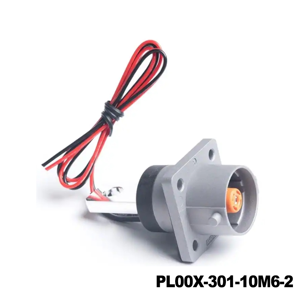 Amphenol Technical ProductsPL00X-301-10M6-2EV Connectors POWERLOK 10MM G2 1POS RCPT FLAT BUSBAR M6 HOLE X KEYING WITH HVIL