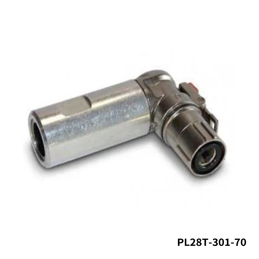 Amphenol Technical ProductsPL28T-301-70EV Connectors 10MM POWERLOK SINGLE WAY PLUG R/A FOR 70MM T KEY WITH HVIL
