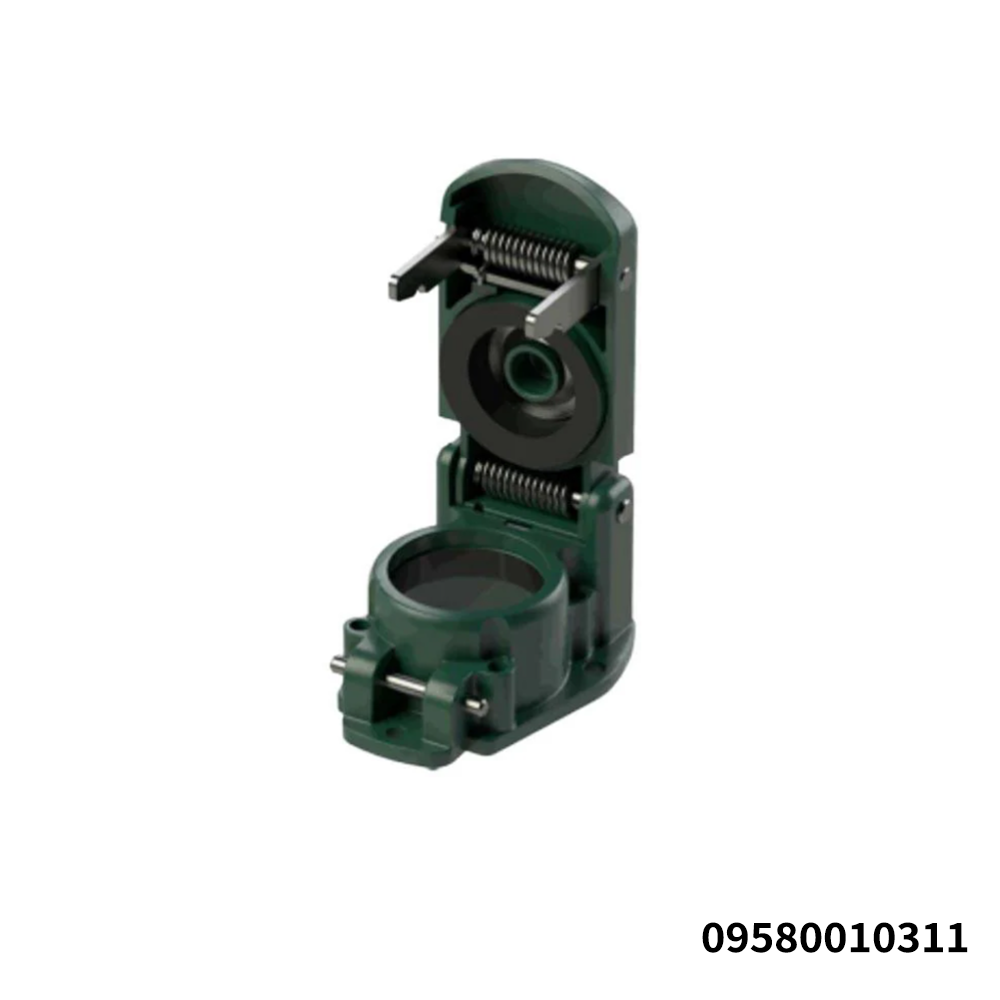 HARTING 09580010311 Heavy Duty Power Connectors UIC-IT 8 Pin WM Receptacle (green)