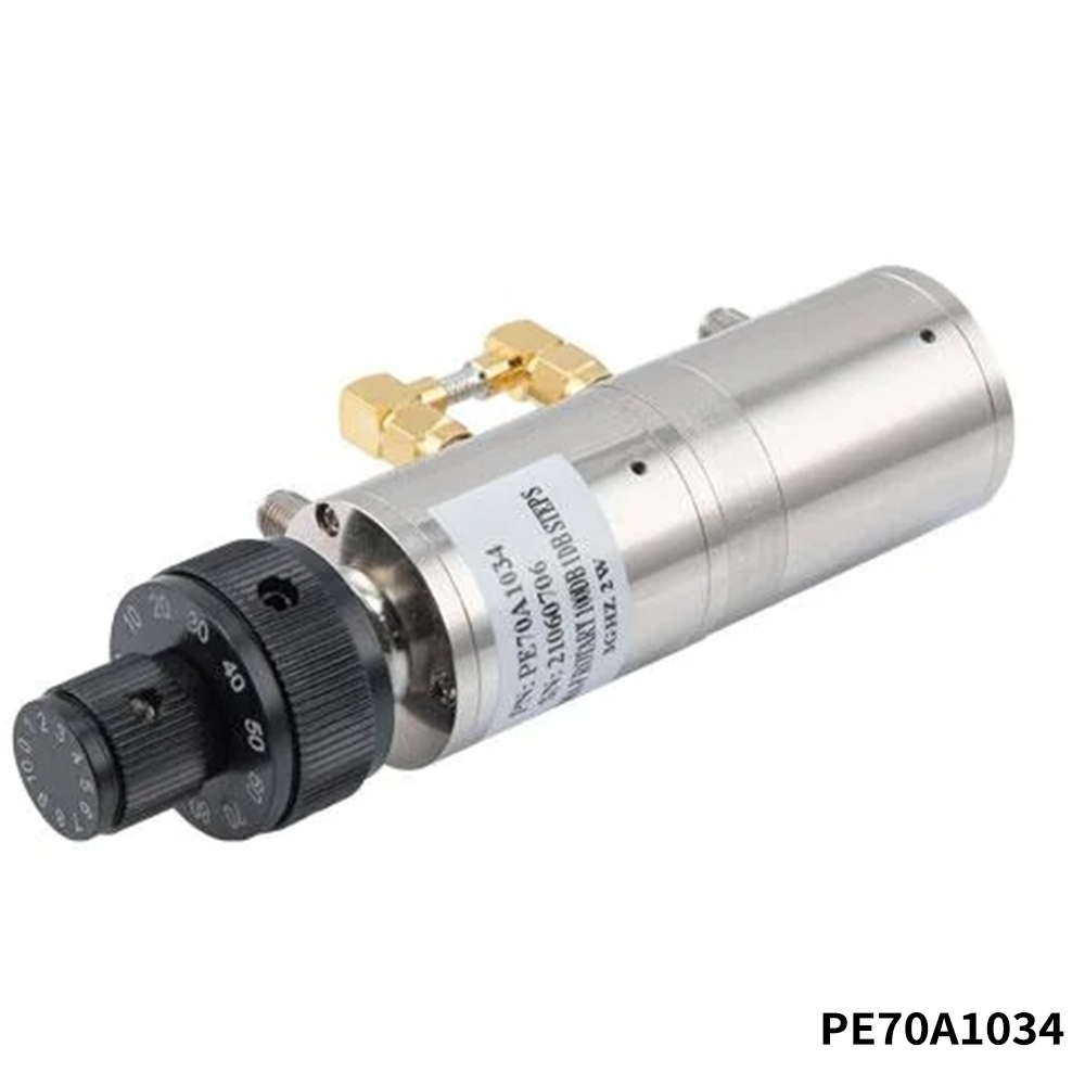 PasternackPE70A1034Attenuators - Interconnects 0 to 100 dB Step Attenuator with a 1 dB Step SMA Female Interface Rated Up to 3 GHz and Up to 2 Watts in a Dial Design
