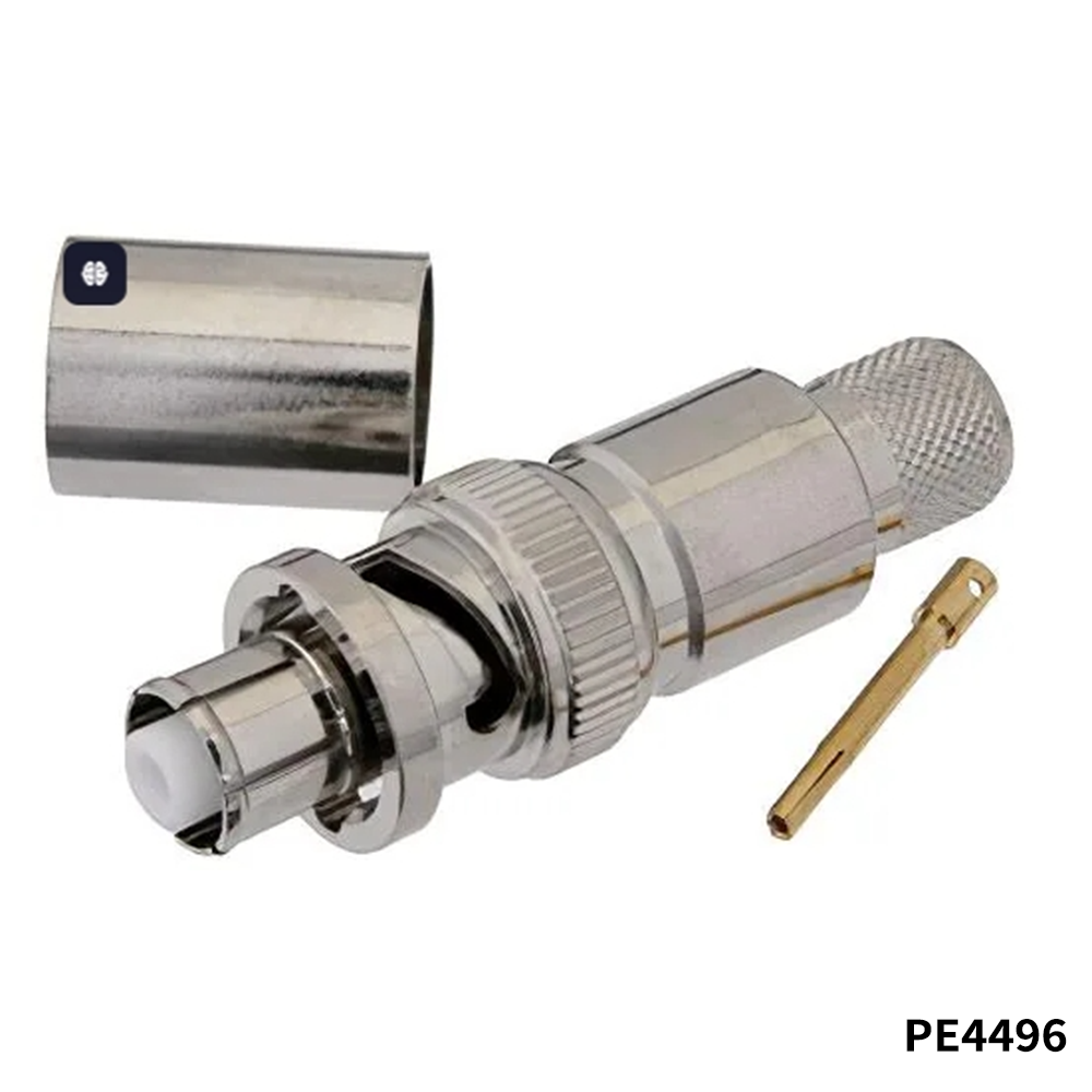 PasternackPE4496	RF Connectors / Coaxial Connectors SHV Plug Connector Crimp/Solder Attachment for RG213, RG8