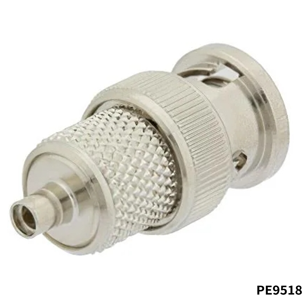 PasternackPE9518	RF Adapters - Between Series MMCX Jack to BNC Male Adapter