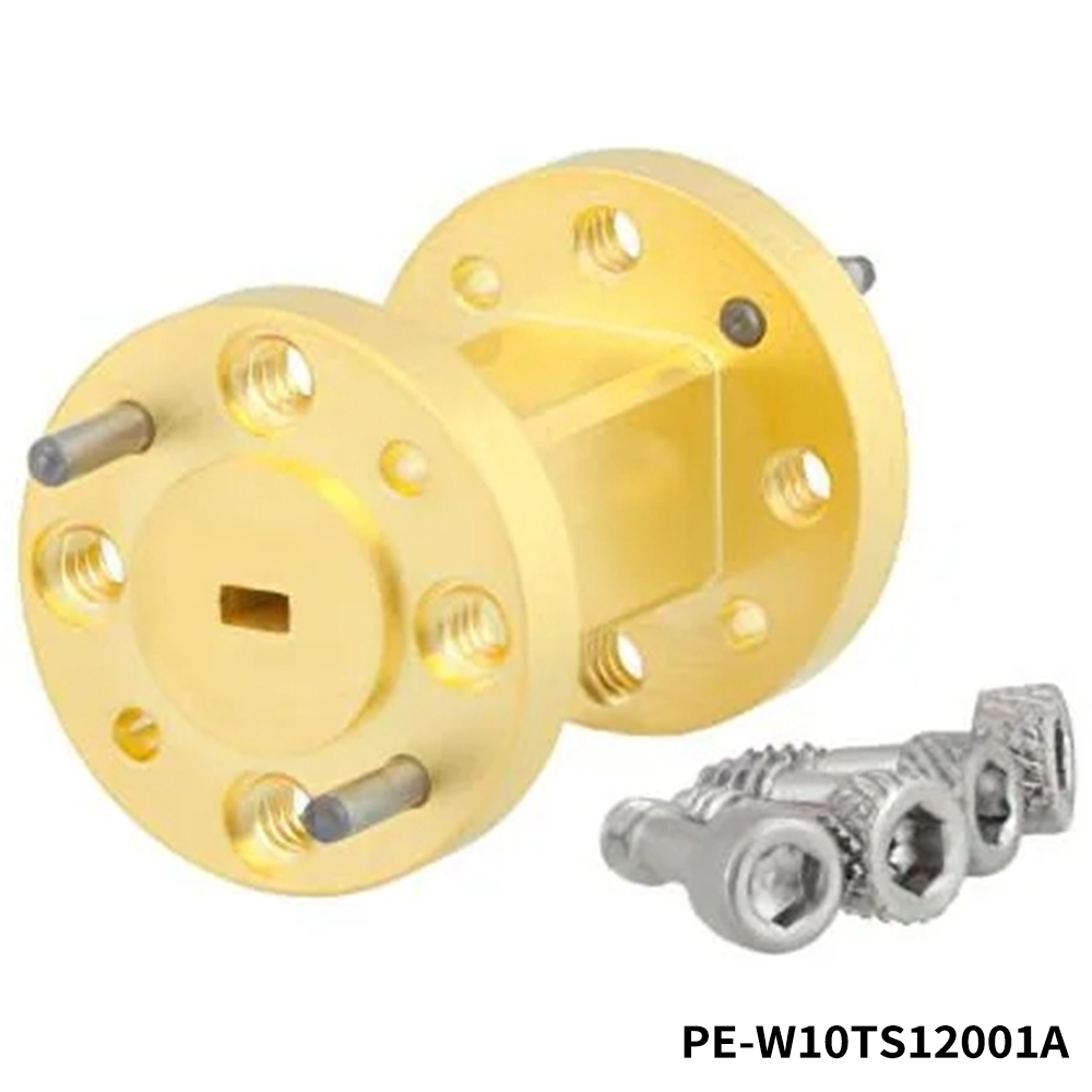 PasternackPE-W10TS12001ARF Adapters - Between Series WR-10 to WR-12 Waveguide Transition 1 Inch Length, UG-387/U-Mod Round Cover Flange to UG-387/U Round Cover Flange