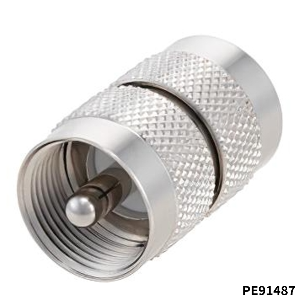 PasternackPE91487RF Adapters - In Series UHF Male to UHF Male Adapter