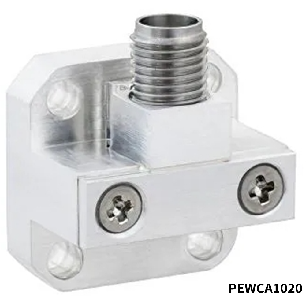 PasternackPEWCA1020RF Adapters - Between Series WR-28 UG-599/U Square Cover Flange to 2.92mm Female Waveguide to Coax Adapter Operating from 26.5 GHz to 40 GHz