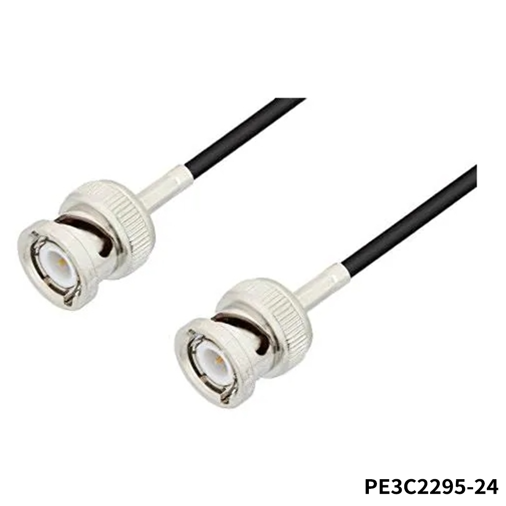 PasternackPE3C2295-24	RF Cable Assemblies BNC Male to BNC Male Cable 24 Inch Length Using RG174 Coax