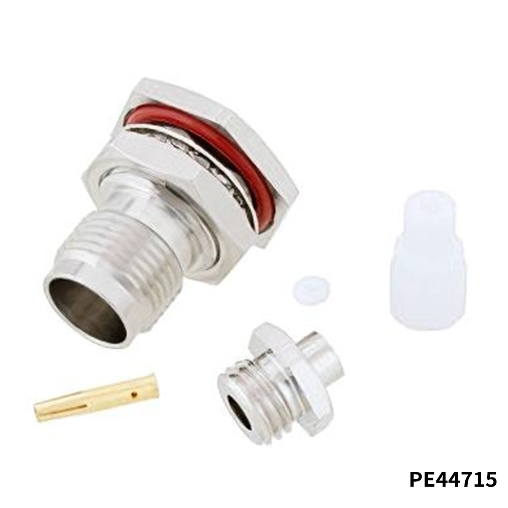 PasternackPE44715	RF Connectors / Coaxial Connectors TNC Female Bulkhead Mount Connector Solder Attachment for PE-SR402AL, PE-SR402FL, PE-SR402FLJ, PE-SR402TN, RG402