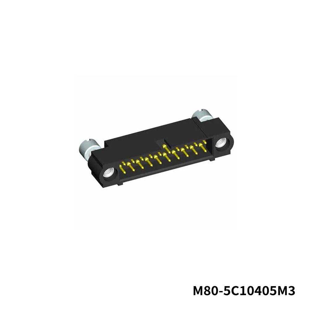 Harwin M80-5C10405M3 Power to the Board Datamate J-Tek 3+3 Pos. Male DIL 24-28AWG Cable Conn. Kit, Panel Mount