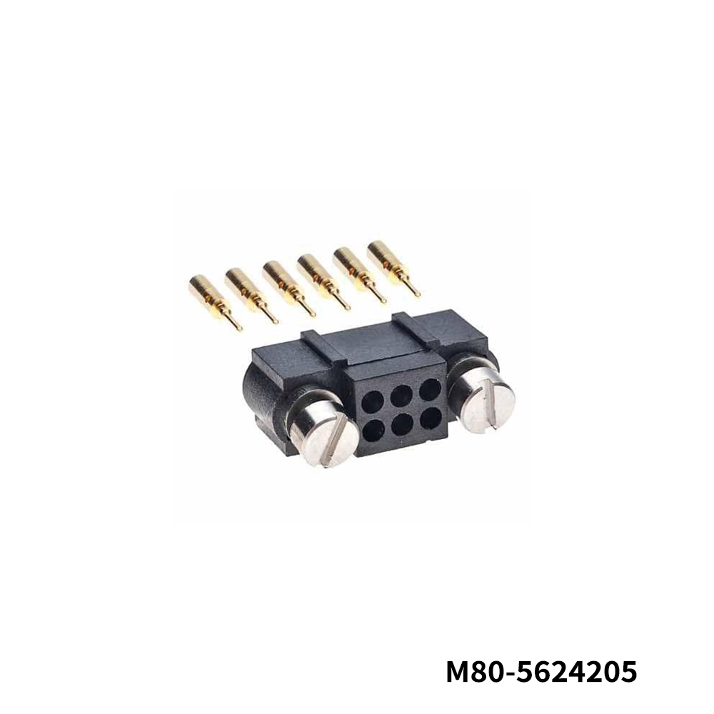 Harwin M80-5624205 Power to the Board Datamate J-Tek 21+21 WAY MALE CRIMP L/Bore + JS