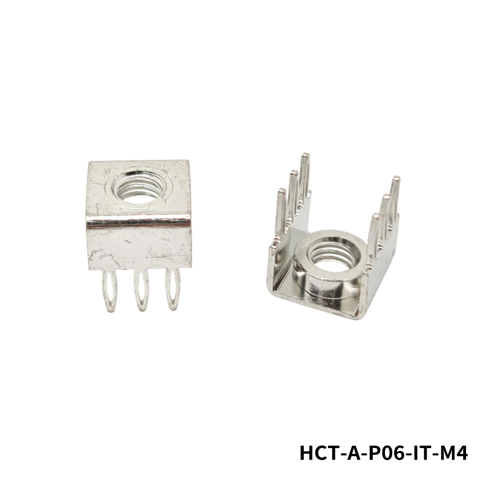 Adam Tech HCT-A-P06-IT-M4 Power to the Board Power Tap Connector 6P with Threaded Insert