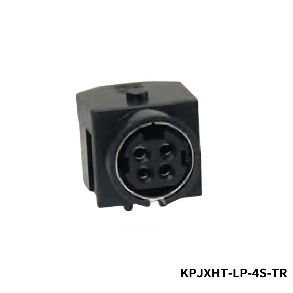Kycon KPJXHT-LP-4S-TR DC Power Connectors Low profile, 4 pin power jack, HT, T&R
